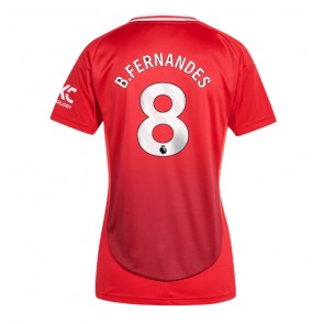 Billiga Manchester United Bruno Fernandes #8 Hemmatröja Dam 2024-25 Kortärmad